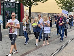 Montagsdemo in Nordhausen
