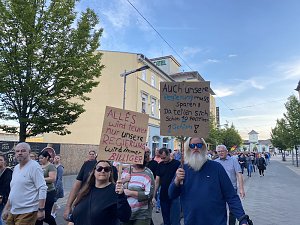 Montagsdemo in Nordhausen