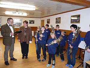 Scheck für Schalmeienorchester