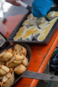 Grillmeisterschaft auf dem Parkdeck der Marktpassage