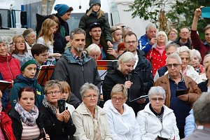 Glockenguss vor St. Blasii in Nordhausen