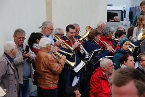 Glockenguss vor St. Blasii in Nordhausen