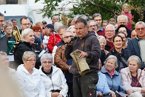 Glockenguss vor St. Blasii in Nordhausen