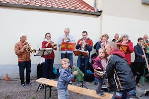 Glockenguss vor St. Blasii in Nordhausen