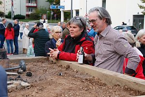 Glockenguss vor St. Blasii in Nordhausen