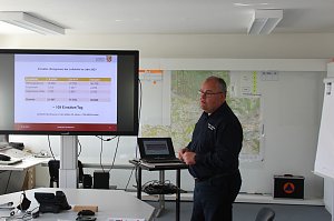 Einblicke in die Leitstelle der Landkreise Nordhausen und Kyffh&auml;user auf dem Gel&auml;nde des S&uuml;dharz Klinikums