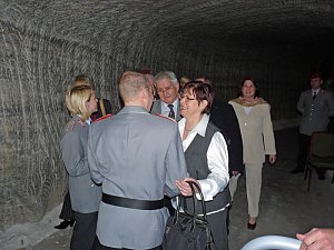 Gel&ouml;bnis unter Tage