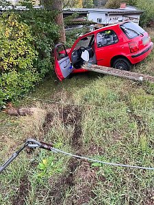 Unfall heute Morgen bei Krimderode