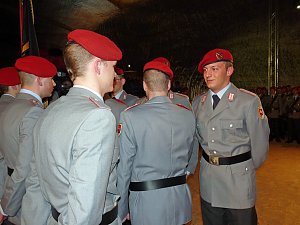 Gel&ouml;bnis unter Tage