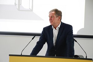 An der Hochschule Nordhausen wurde heute das grundsanierte Lehrgeb&auml;ude im Herzen des Campus in Betrieb genommen
