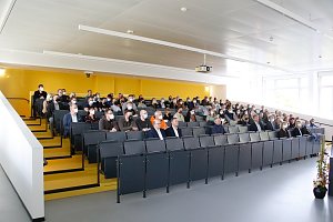 An der Hochschule Nordhausen wurde heute das grundsanierte Lehrgeb&auml;ude im Herzen des Campus in Betrieb genommen