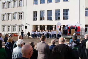 Es "Schillert" in Bleicherode - der Umbau des Gymnasiums wurde heute offiziell beendet