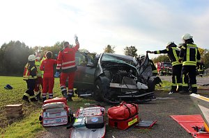 An der Unfallstelle
