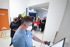 Er&ouml;ffnung der digitalisierten Notfallambulanz