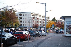 Demonstrationszug durch die Nordh&auml;user Innenstadt