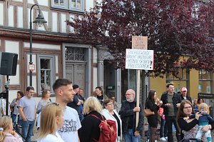 Protestkundgebung Oktober in Bad Langensalza