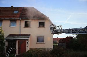 Wohnungsbrand heute Vormittag in Sondershausen