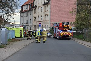 Gro&szlig;einsatz in der Bruno-Kunzte-Stra&szlig;e