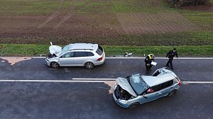 Mehrfachcrash bei Nohra