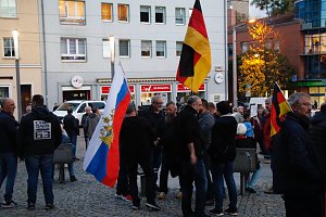 Demonstrationszug durch die Nordh&auml;user Innenstadt