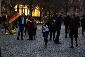Demonstrationszug durch die Nordh&auml;user Innenstadt