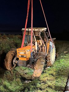 Traktorunfall bei Steigerthal gestern Nachmittag
