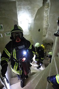 Gro&szlig;einsatz am Heringer Schloss
