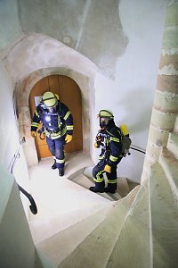 Gro&szlig;einsatz am Heringer Schloss