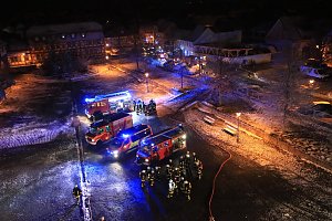 Gro&szlig;einsatz am Heringer Schloss