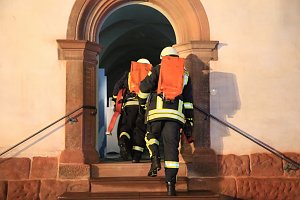 Gro&szlig;einsatz am Heringer Schloss