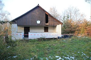 Brandstiftung an Waldh&uuml;tte