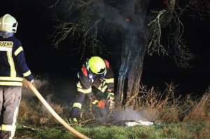 Brennender Baum bei Holzengel