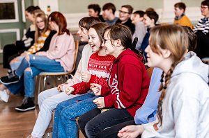 Das Duo Ruggieri trat am 1. Dezember im Humboldt-Gymnasium auf