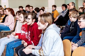 Das Duo Ruggieri trat am 1. Dezember im Humboldt-Gymnasium auf