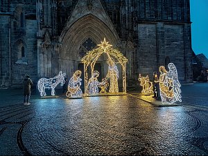 Peter Blei unterwegs in Magdeburg