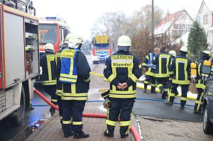 Schuppenbrand in Elende