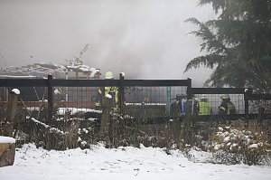 Schuppenbrand in Elende