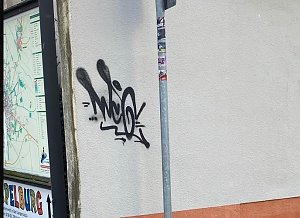 Schmierereien in Bad Langensalza
