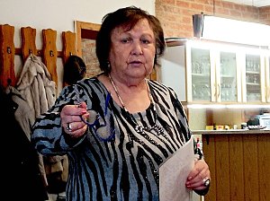 Hanna Dorl bei der Nikolausfeier der WB 4 der Volkssolidarit&auml;t Sondershausen 