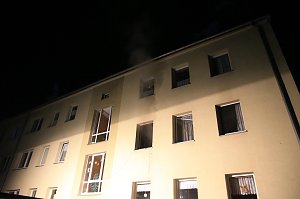 K&uuml;che brannte in Bleicher&ouml;der Wohnhaus 