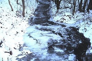 Eisige K&auml;lte im Brandesbachtal