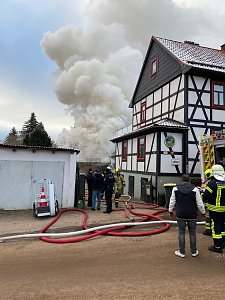 Feuer in Steigerthal