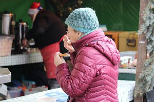 Morgendliche Impressionen von Sondersh&auml;user Weihnachtsmarkt
