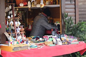 Morgendliche Impressionen von Sondersh&auml;user Weihnachtsmarkt