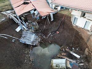 Das ist der aktuelle Stand der Dinge - aus der Luft betrachtet