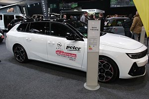 Peter Blei auf der Erfurter Automesse