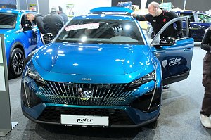 Peter Blei auf der Erfurter Automesse