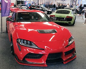 Peter Blei auf der Erfurter Automesse