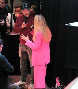 Peter Blei auf der Erfurter Automesse