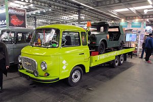 Peter Blei auf der Erfurter Automesse